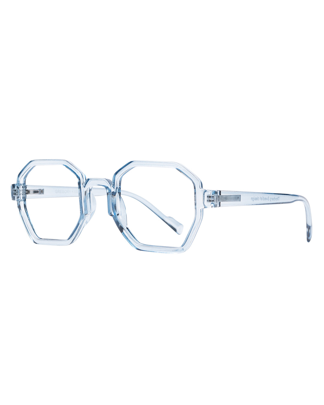 GREGORY transp blue-grey Reading Glasses few left