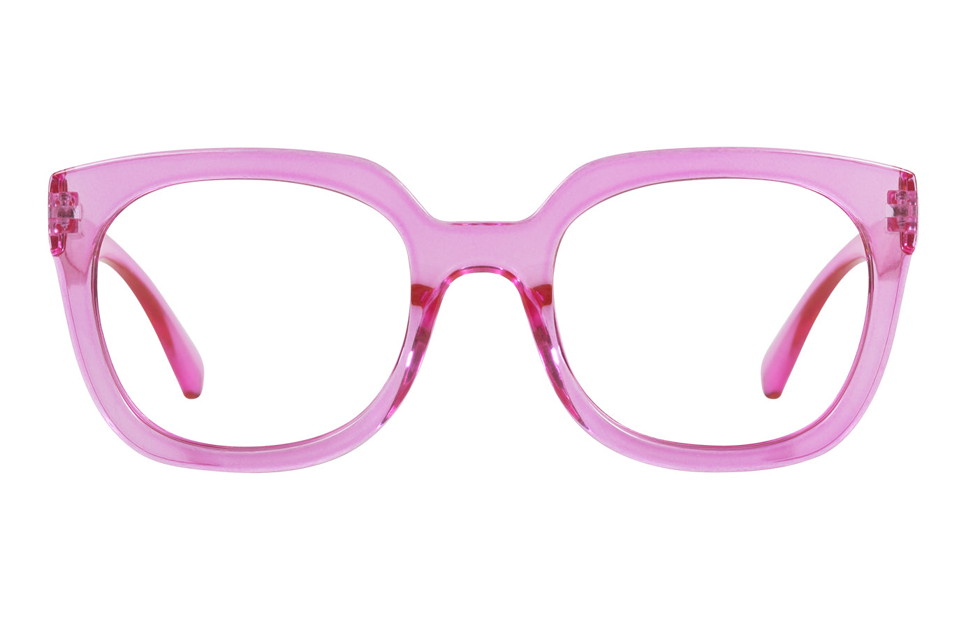 ELOISE transp. cerise Reading glasses. Få kvar i lager.