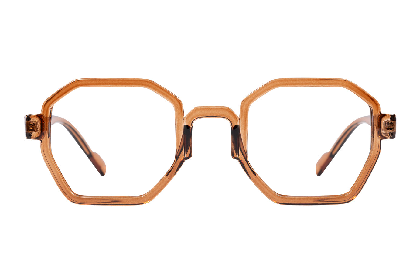 BERTRAM transparent brown Reading Glasses Popular