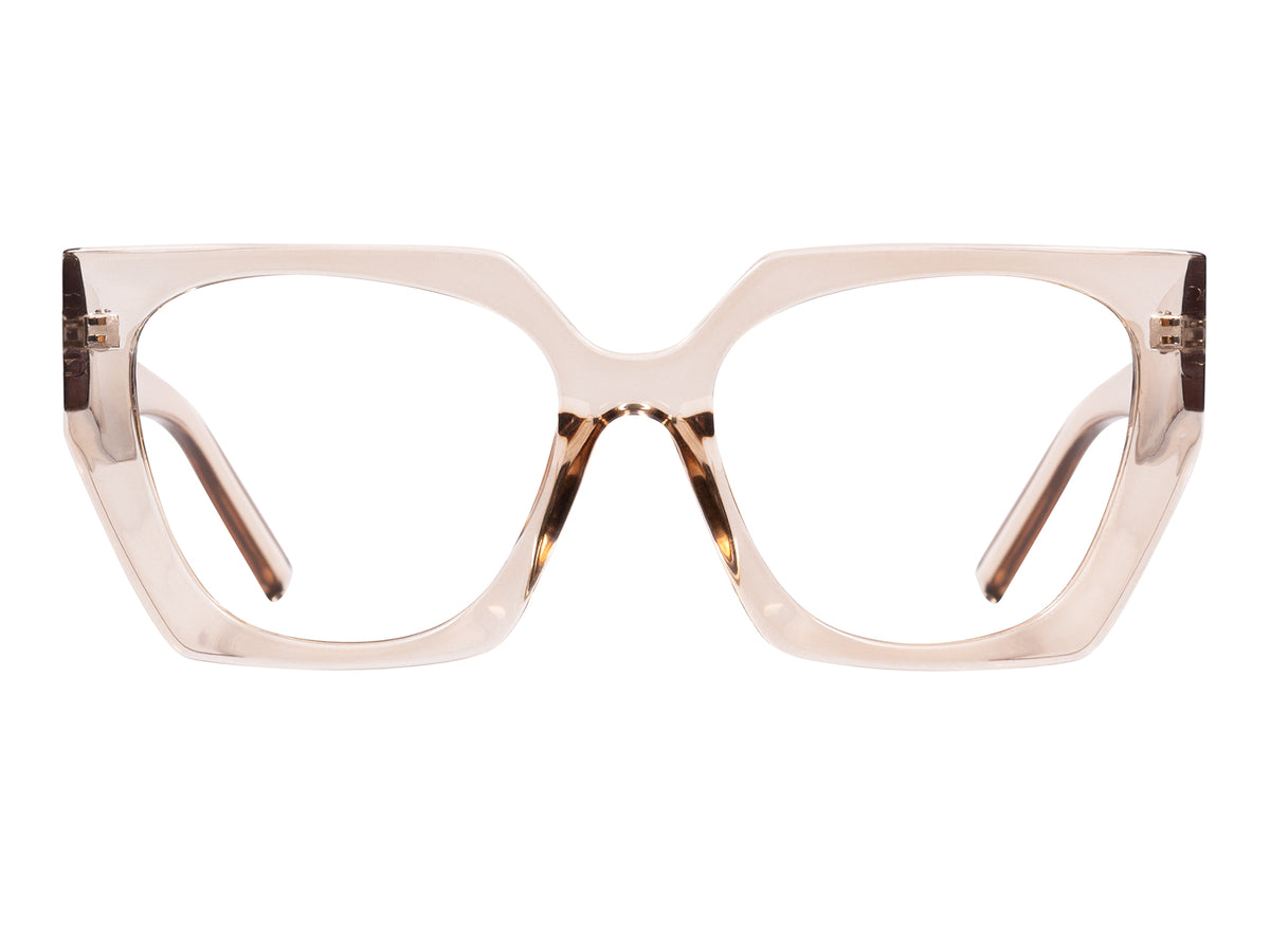 LINA transp golden Reading Glasses. FAVORIT
