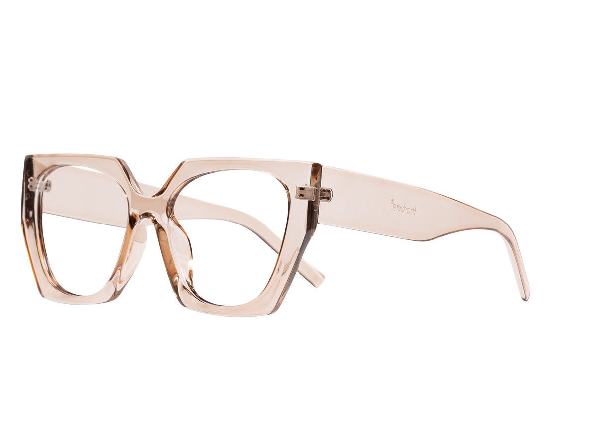 LINA transp golden Reading Glasses. FAVORIT