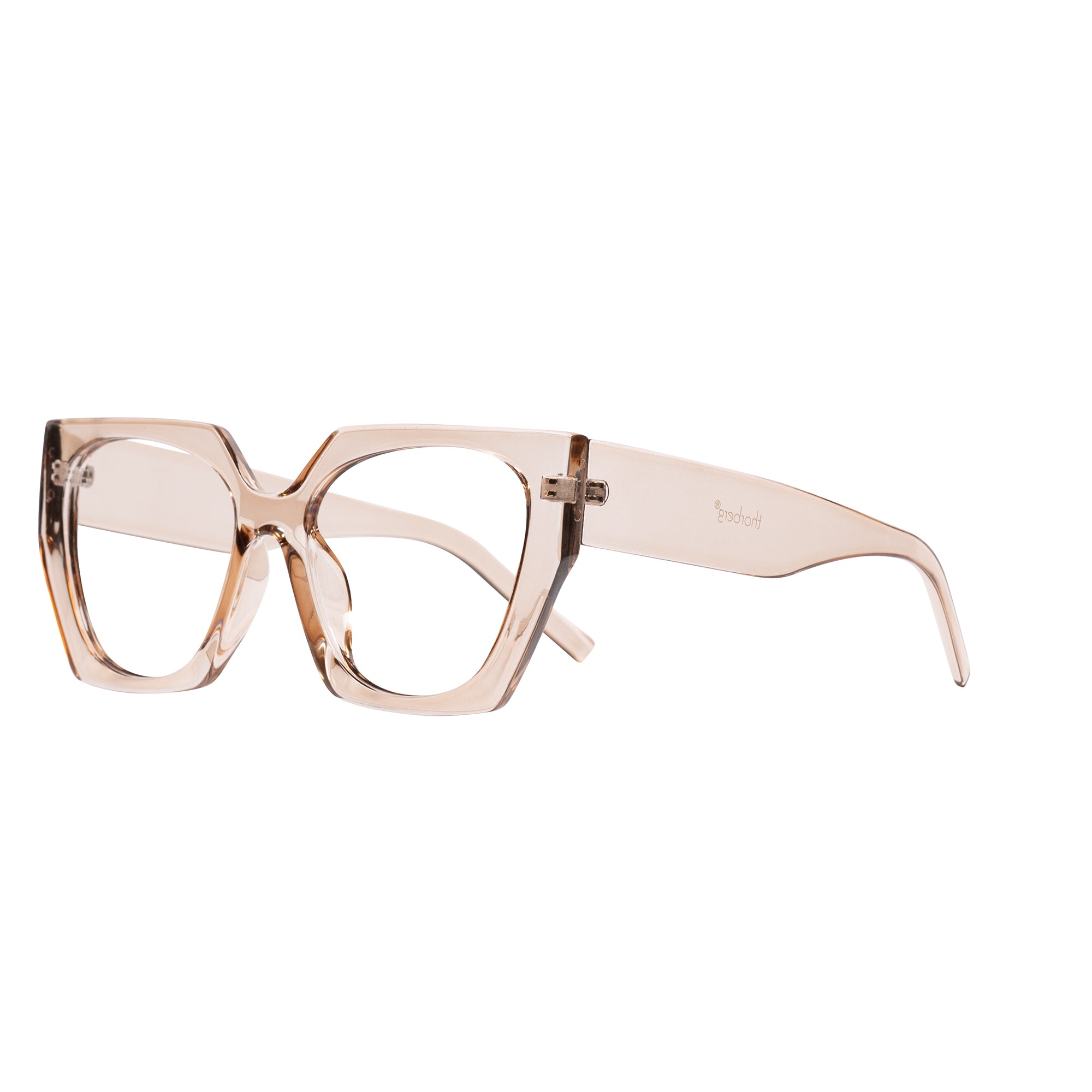 LINA transp golden Reading Glasses. NEW SS25