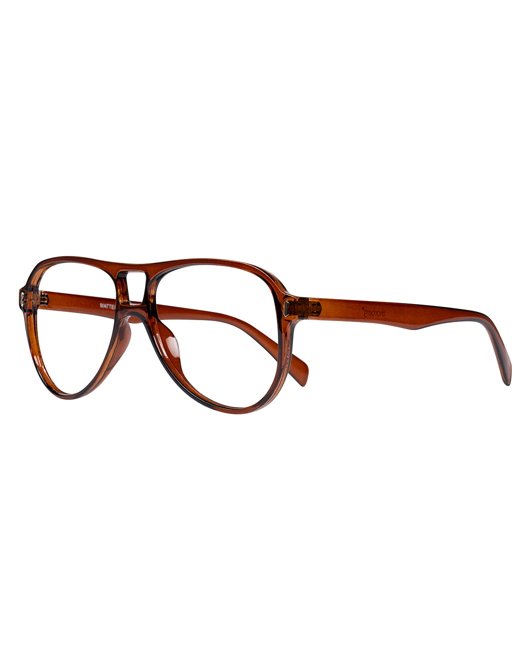 MATTEW transp brown Reading Glasses NEW SS26