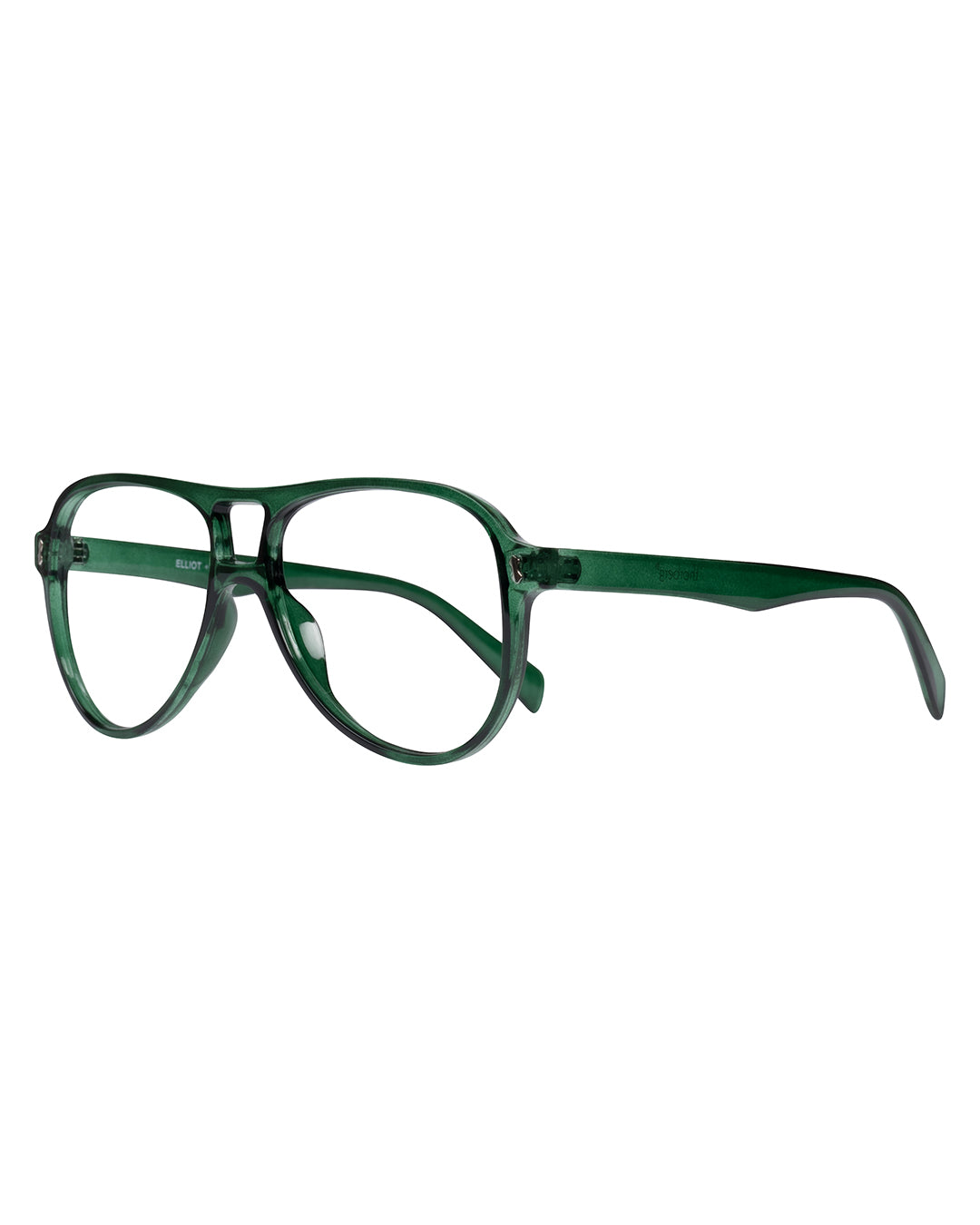 ELLIOT transp bottle green Reading Glasses NEW SS26