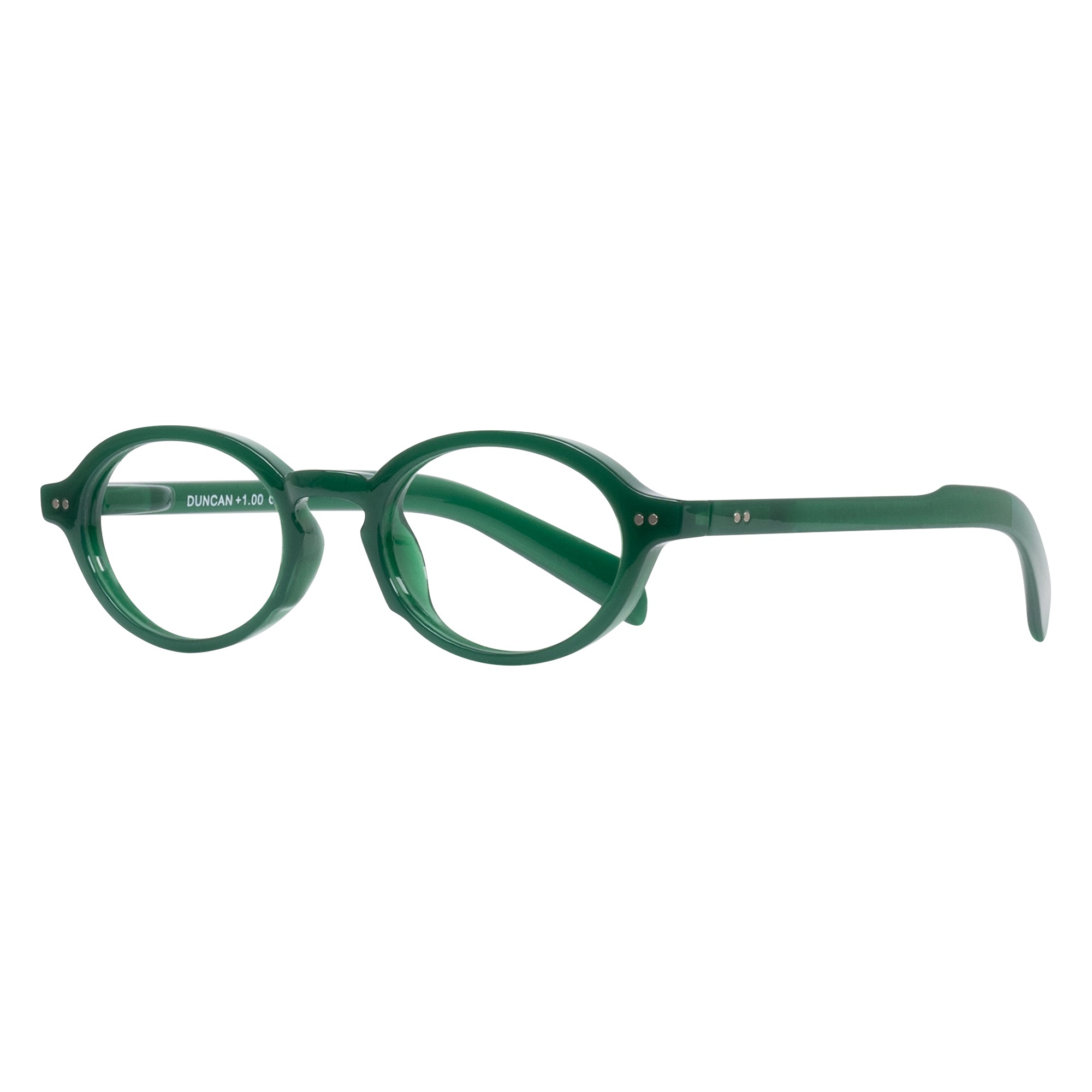 DULCAN milky bottle green Reading Glasses