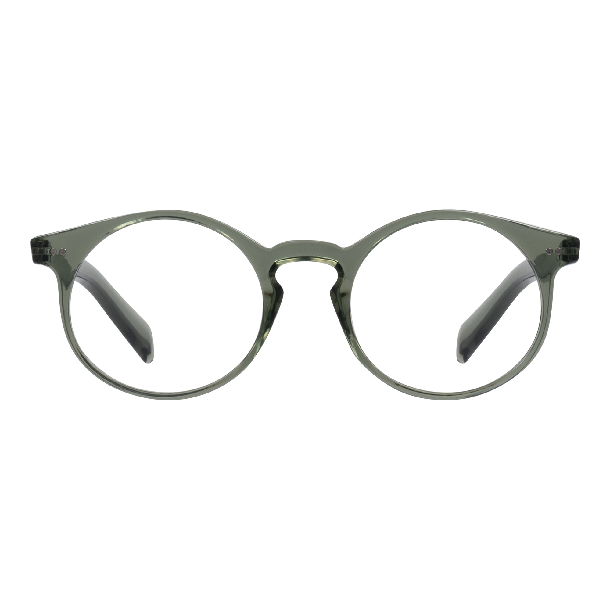 AXEL transp olive Reading Glasses