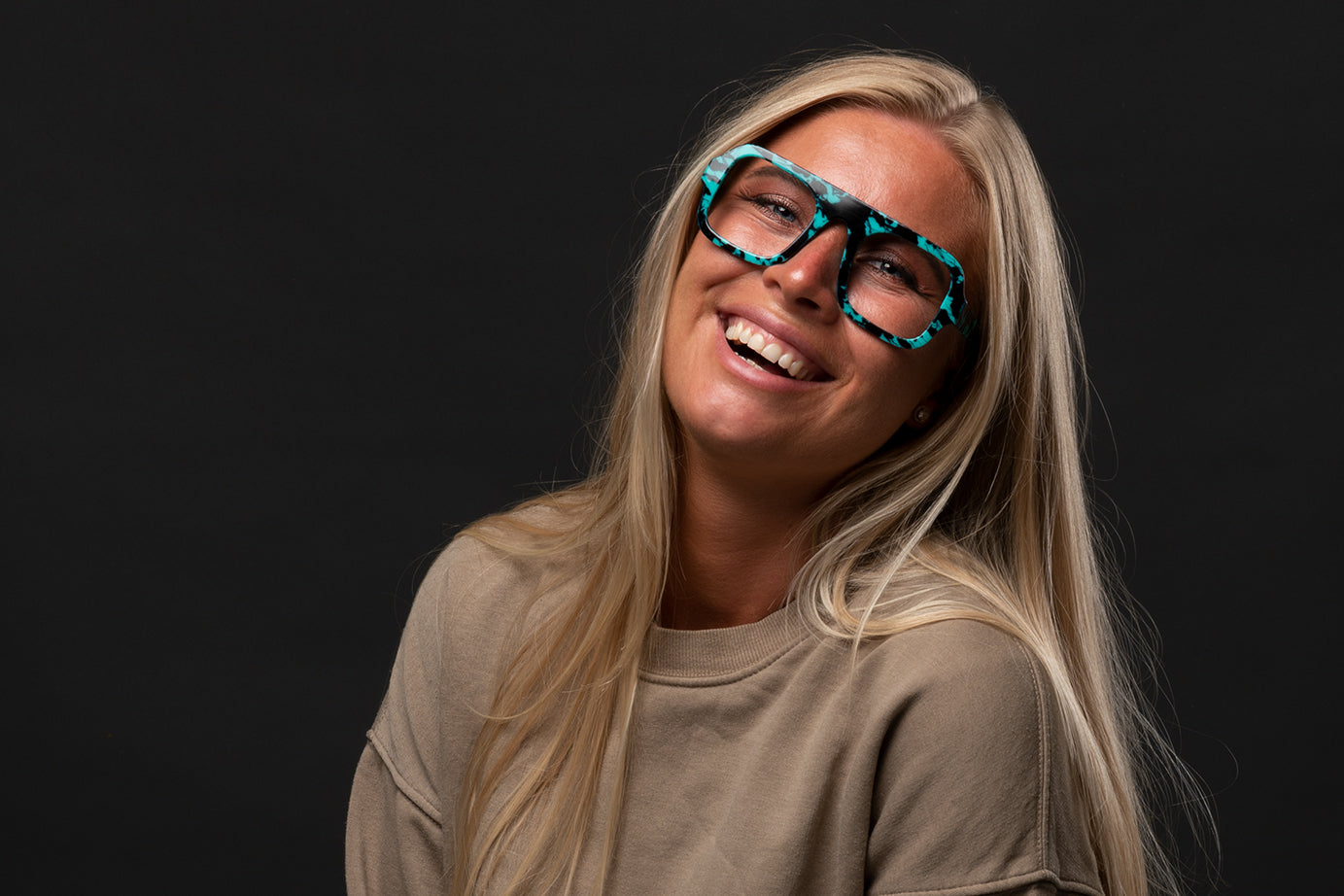 CASPER turquoise Reading Glasses