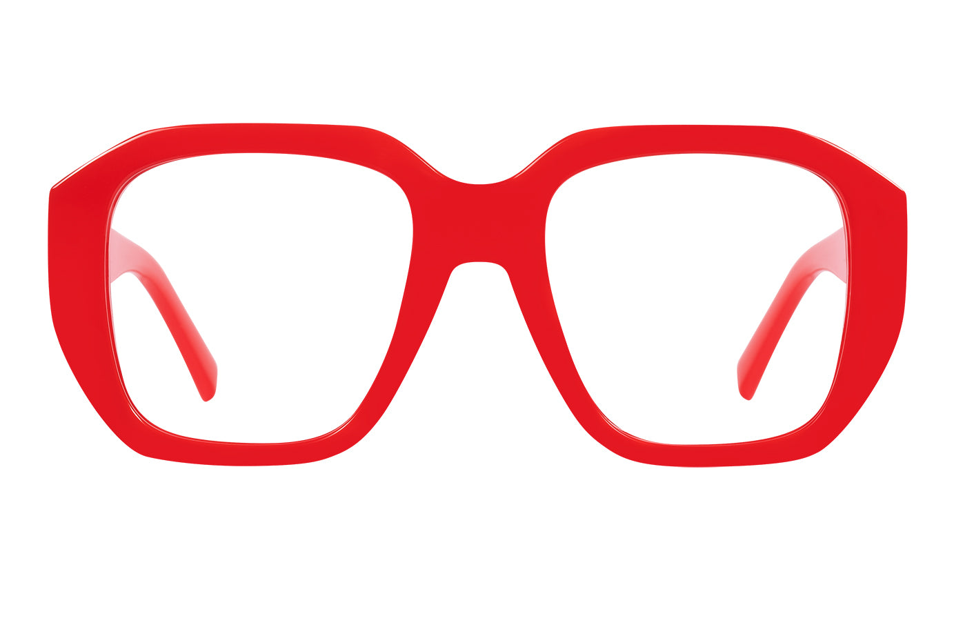 DORIT solid red Reading Glasses. Nu få kvar i lager!