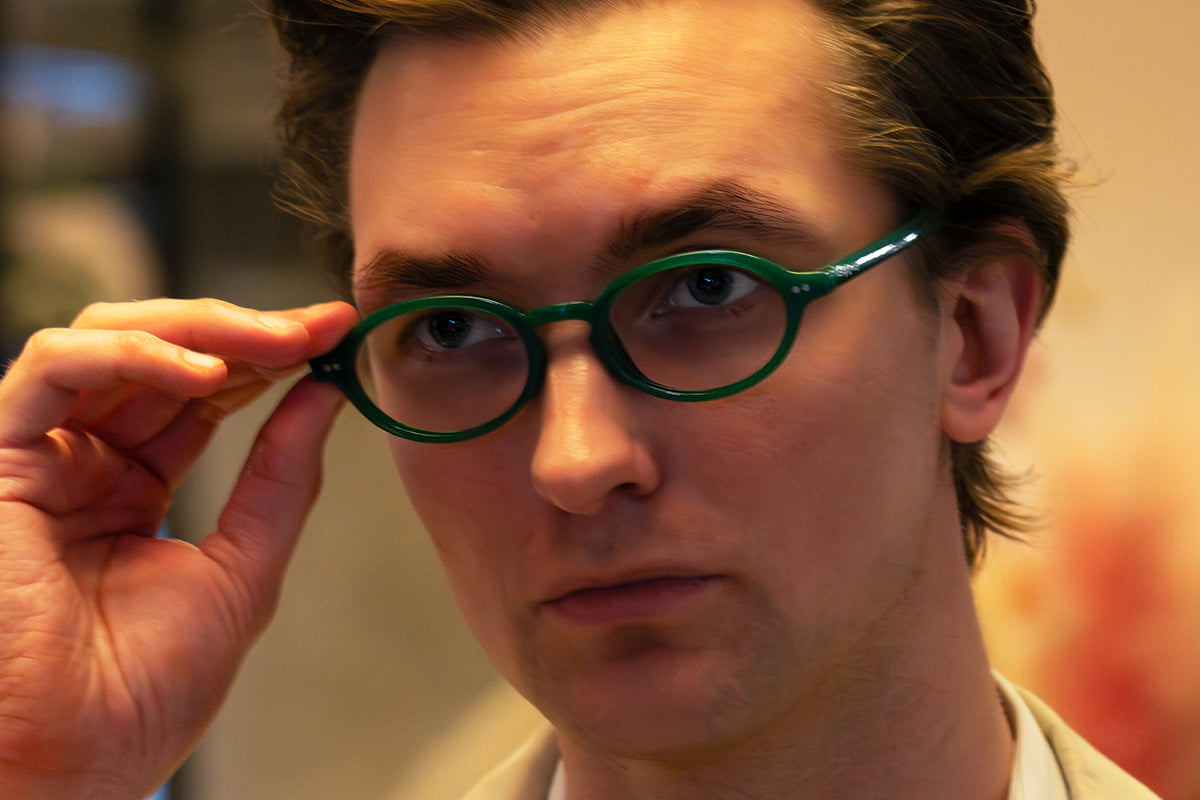 DUNCAN milky bottle green Reading Glasses NEW trend MUST HAVE