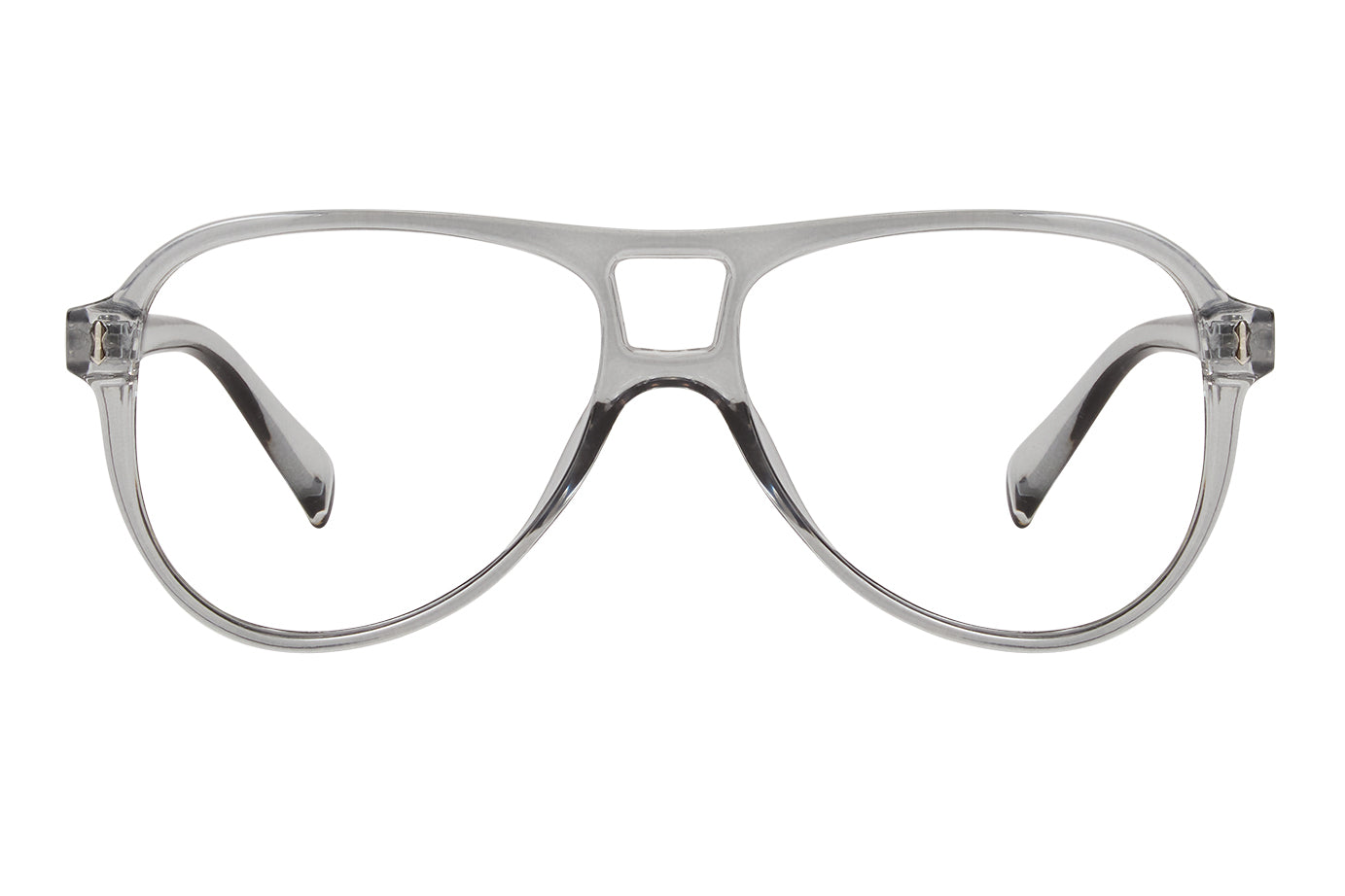 JONATHAN transp grey Reading Glasses. Favorit.