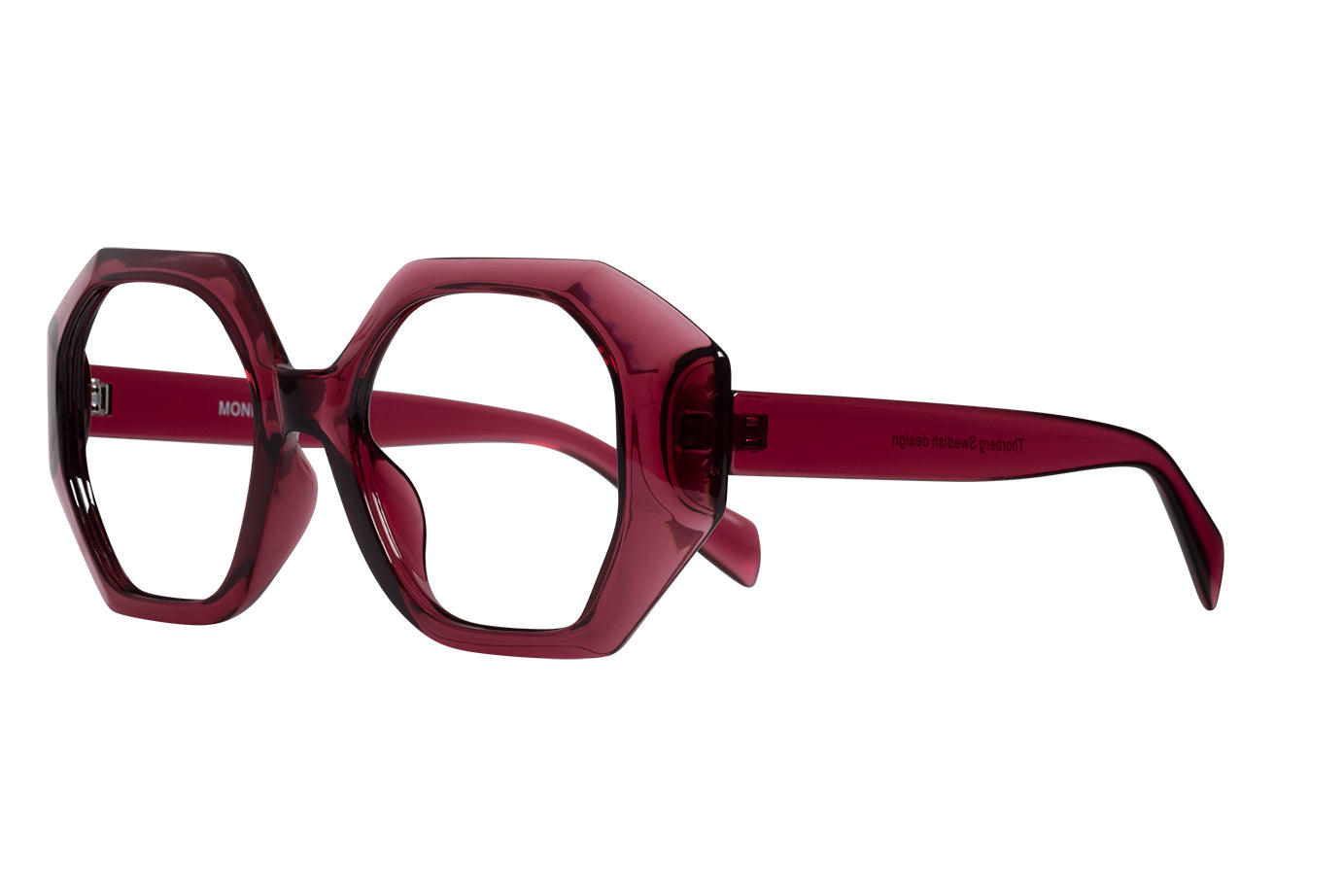 MONIQUE transp. bordeaux Reading Glasses. Nu få kvar i lager!