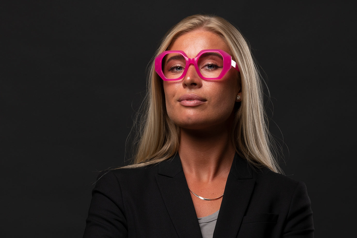 VALENTINA milky cerise Reading glasses - FAVORITE