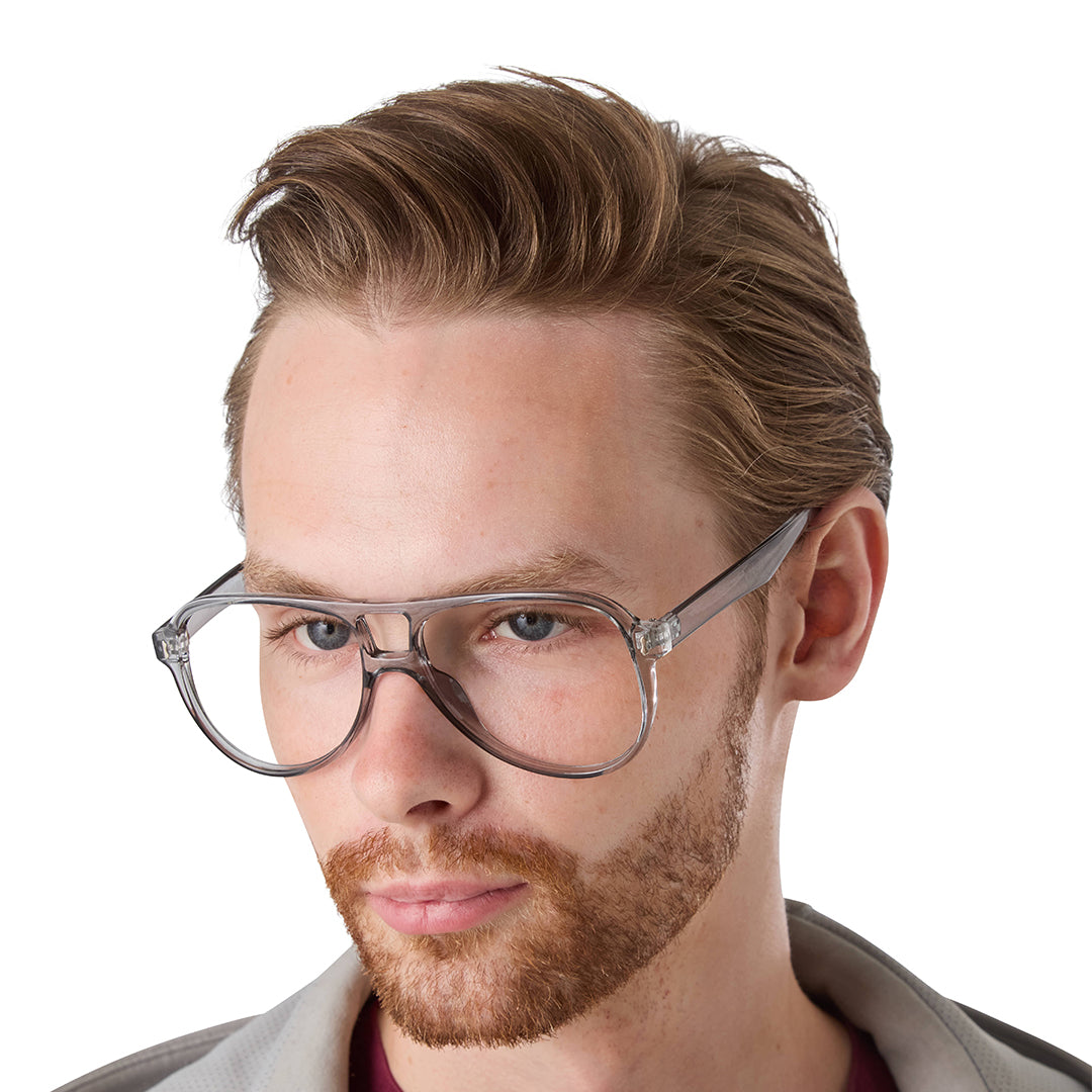 JONATHAN transp grey Reading Glasses. Favorit.