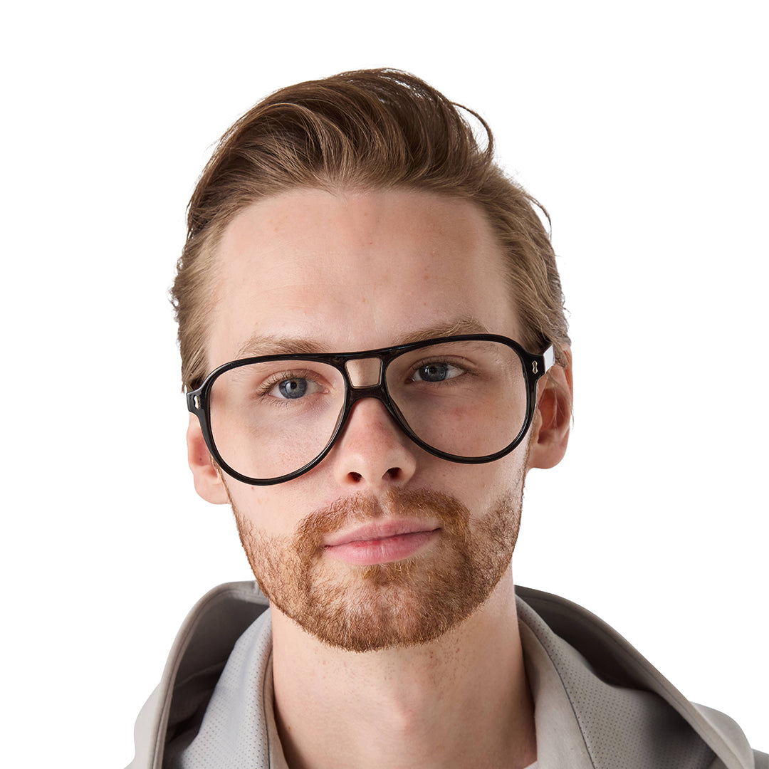 RENZO solid black Reading Glasses. Bästsäljare.