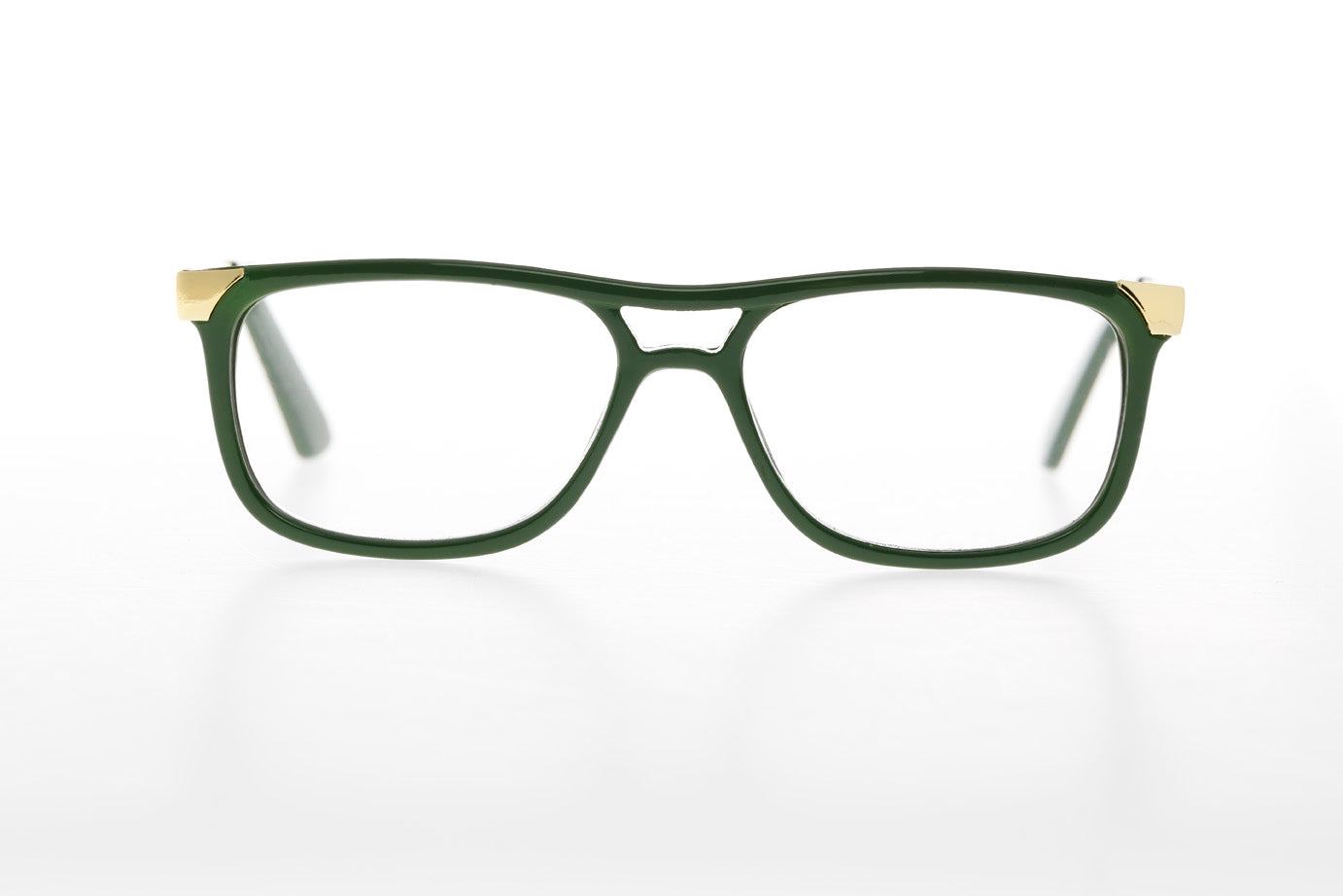 NIKLAS olive green-gold Reading Glasses 25% Rabatt