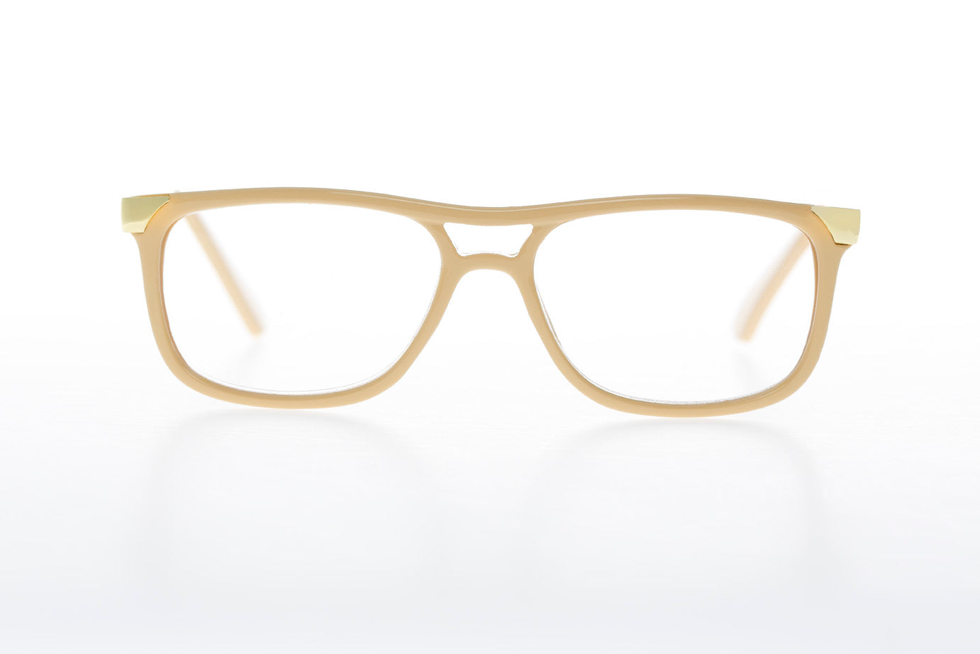 KENNETH créme-gold Reading Glasses 25% Rabatt