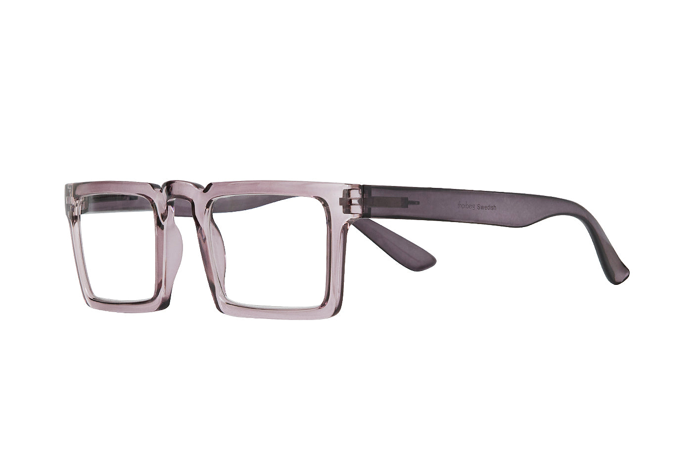 GAVIN Transp. l gray-d gray Reading Glasses
