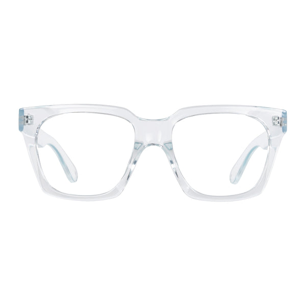 INEZ LIGHT transp light blue Reading Glasses NEW