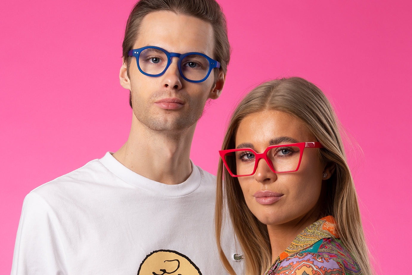 KALLE clearblue rubber Reading Glasses 50% OFF. Keep in stock