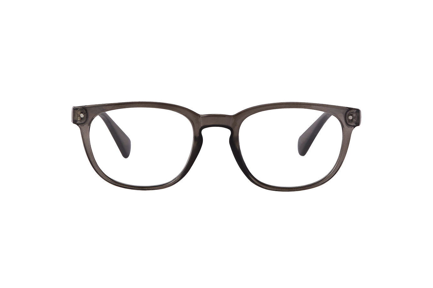 NIBE transp gray Reading Glasses