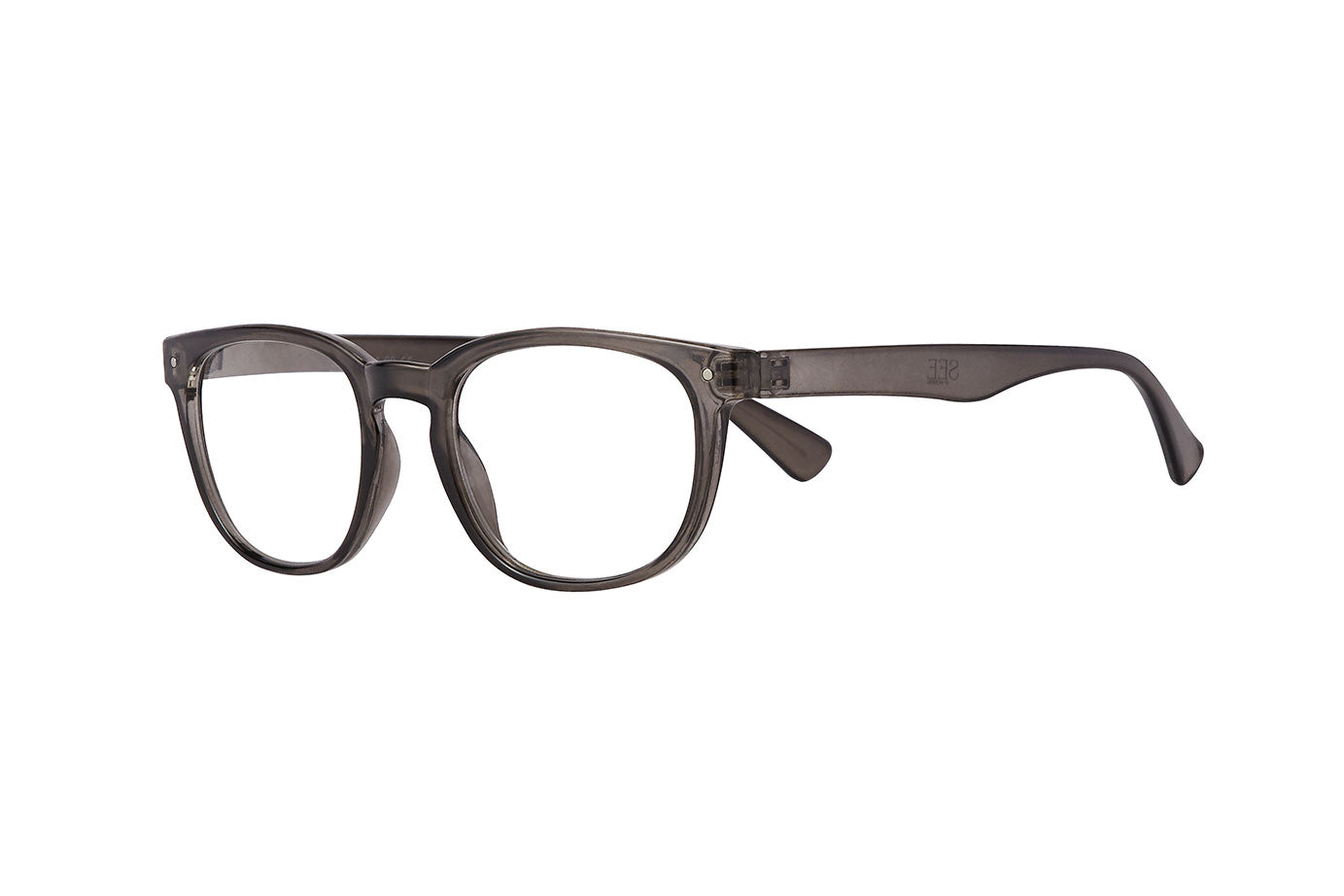 NIBE transp gray Reading Glasses