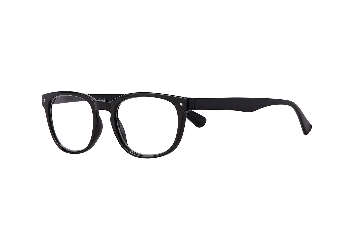 SKJERN transp black Reading Glasses