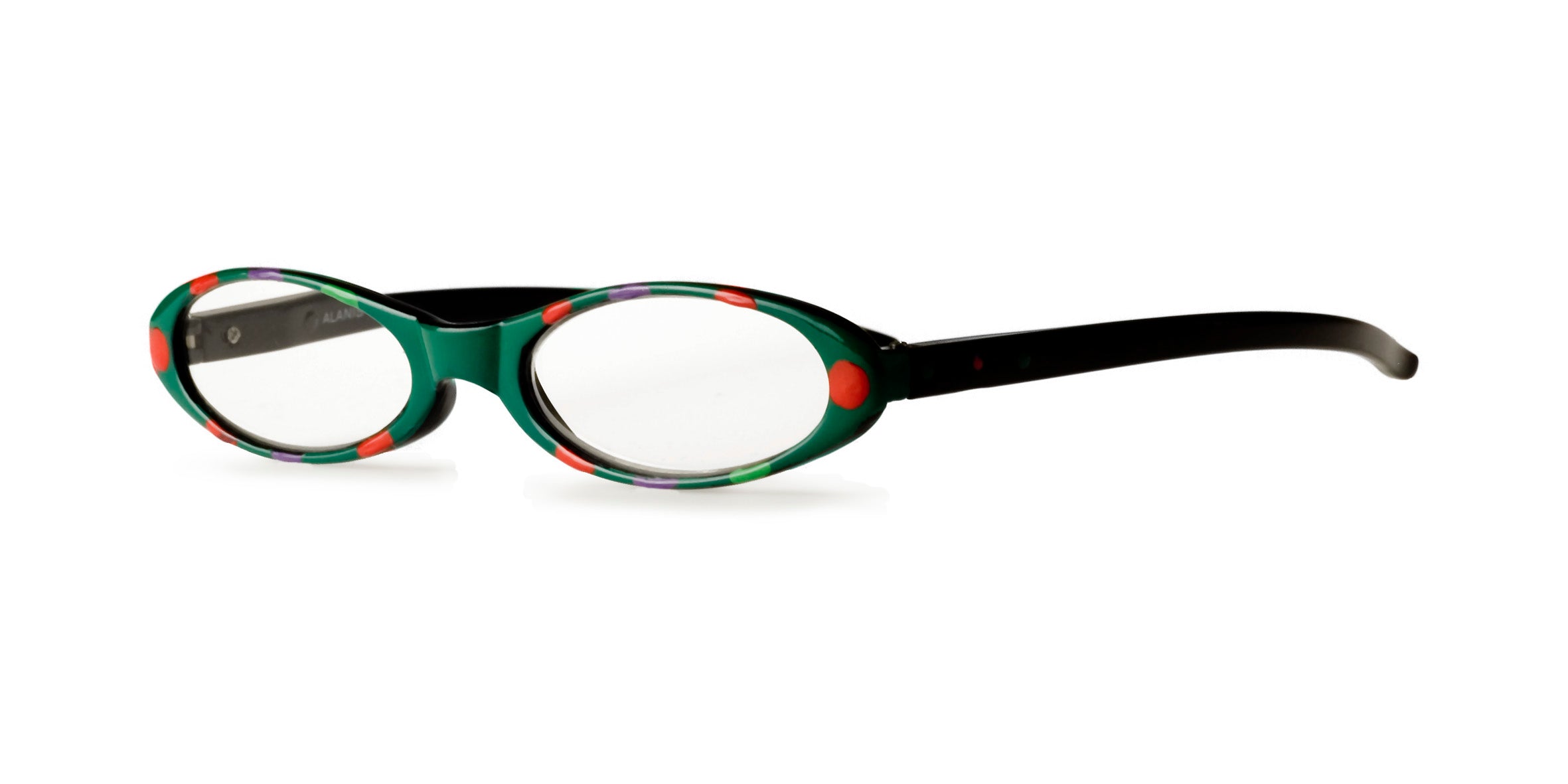 ALANIS green-multi dots Vintage Reading glasses 25% Discount