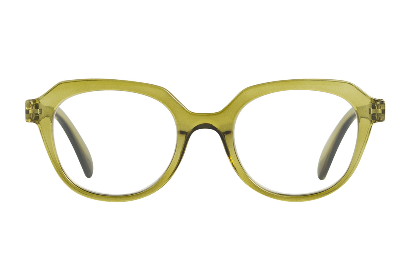 BITTE Transp. Olive Reading Glasses 25% OFF