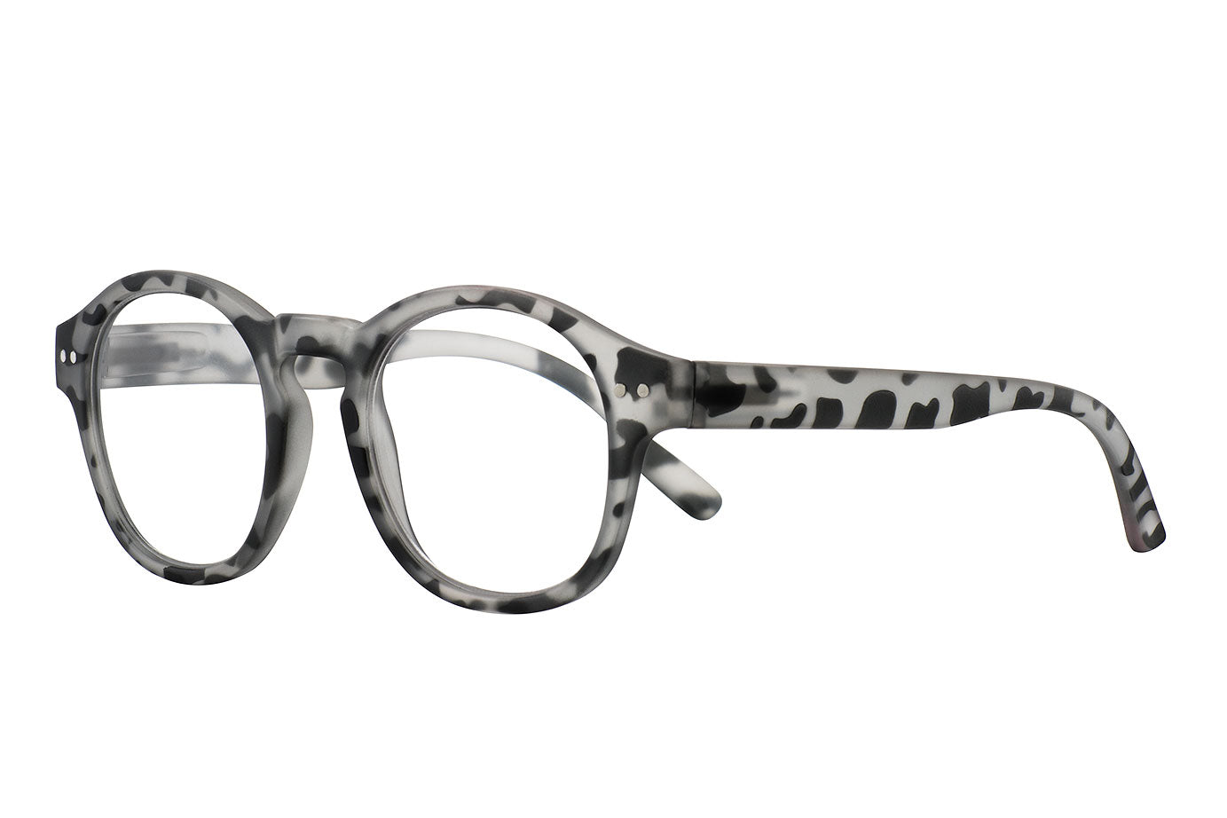 COLE demi grey rubber Reading Glasses 50% RABATT