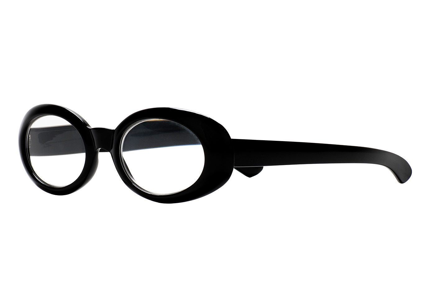 FIONA Solid black Reading Glasses. Vintage model trend right now