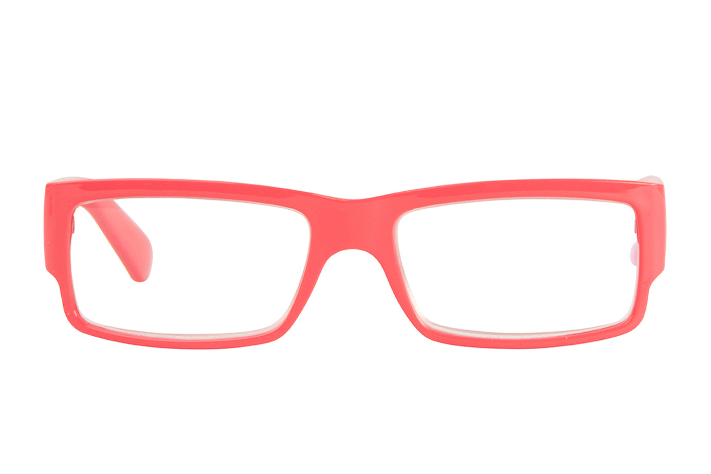 HJALMAR solid coral Reading Glasses, 50% OFF, few left in stock