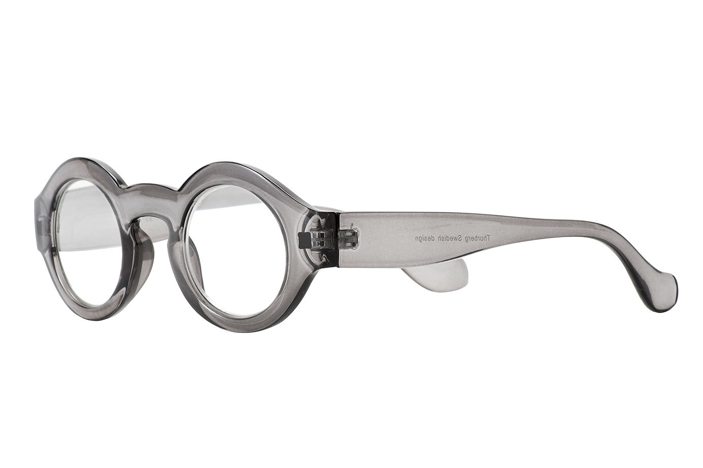LOGAN Transp. Gray reading glasses