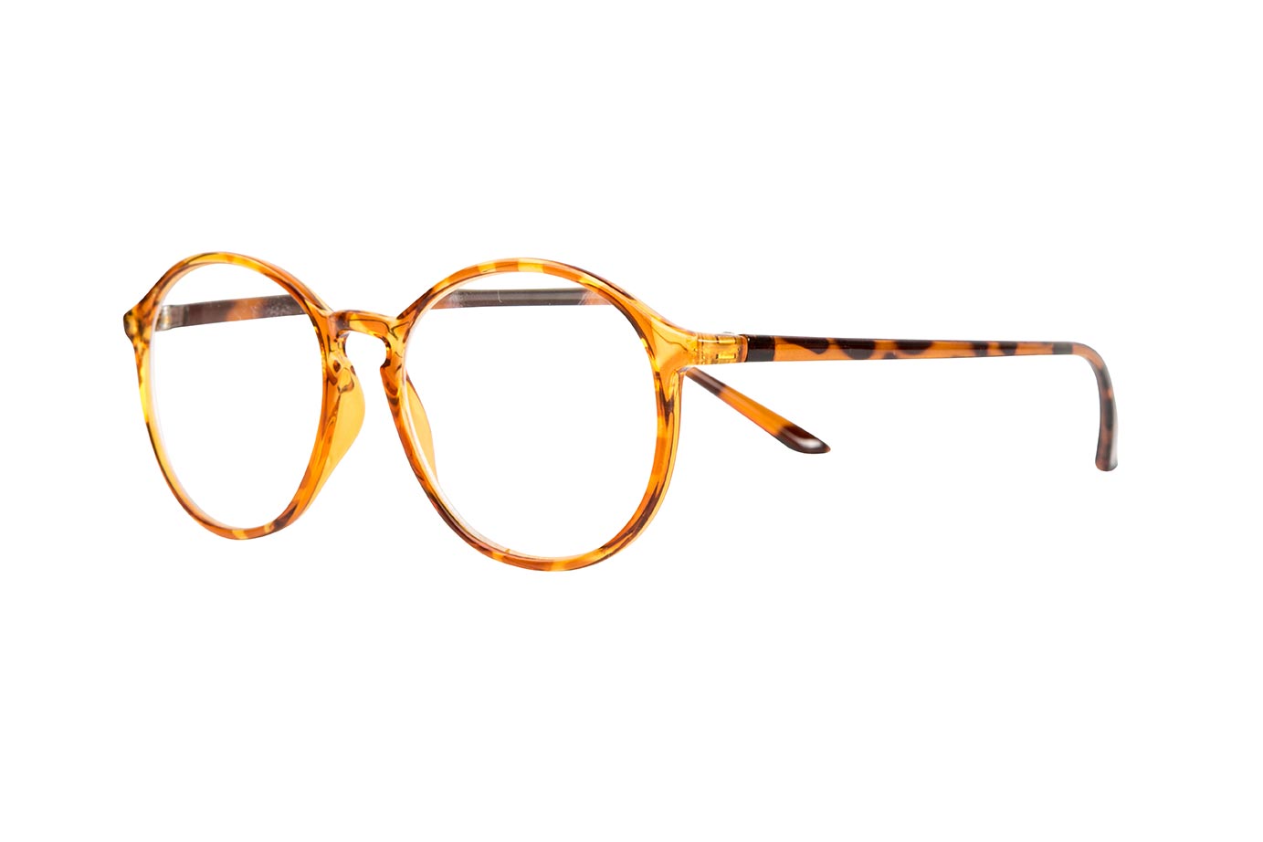 RALF l. yellow brown Reading Glasses