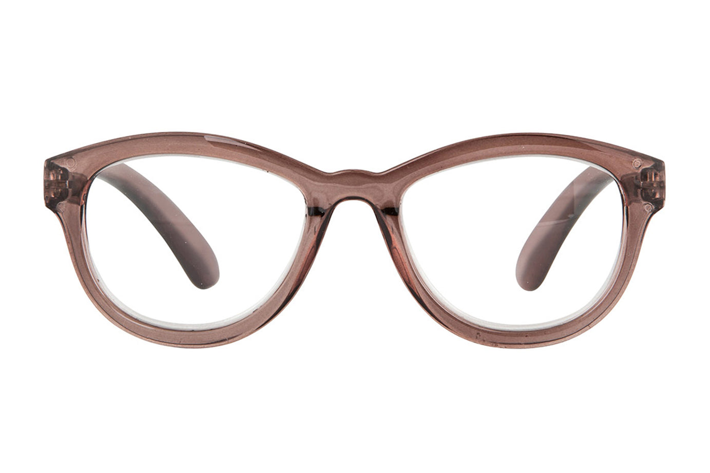 SILKE Transp. Soft Mole Reading Glasses 1 KVAR