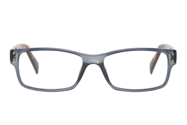 STAFFAN dark blue-grey-demi brown Reading Glasses