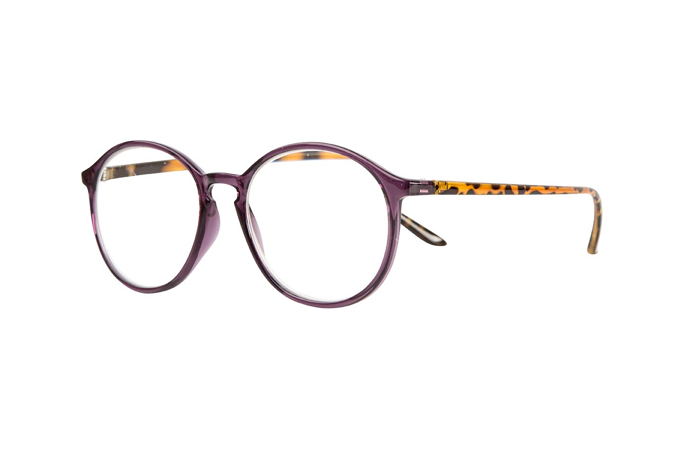 TED transp. purple brown Reading Glasses 35% OFF