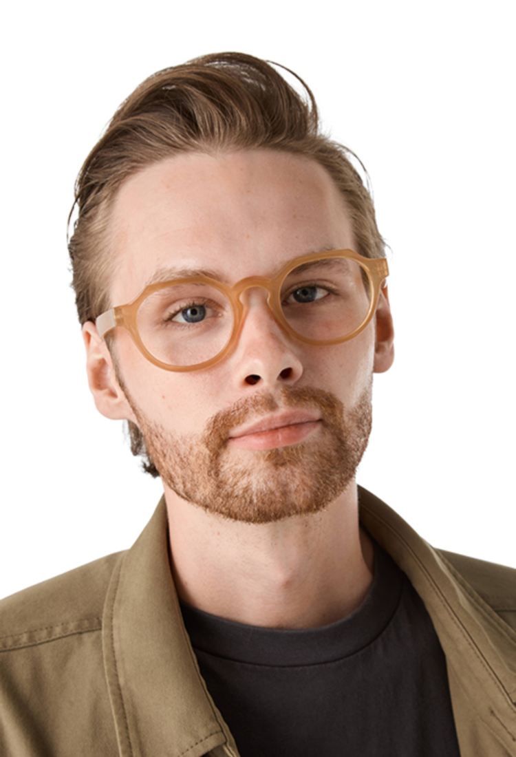 HAMPUS transp Brown Reading Glasses NEW-SS26