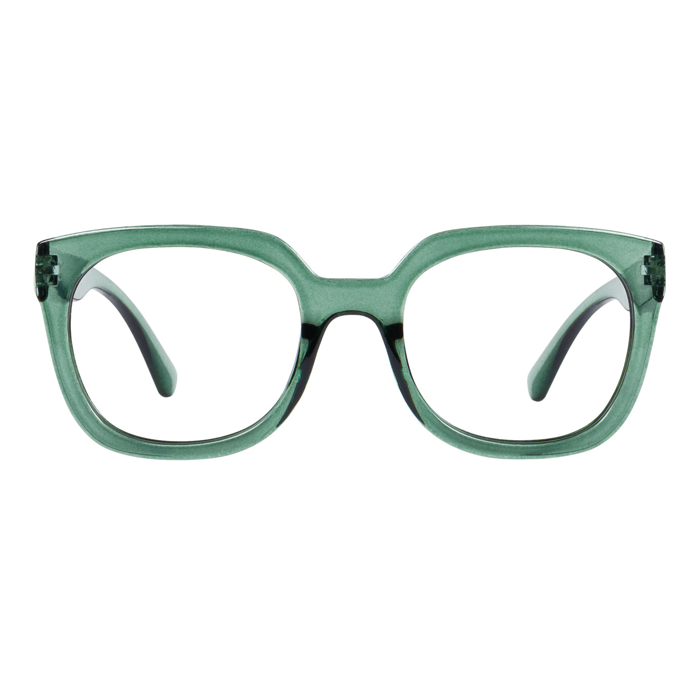 DALILIA transp grey-green Reading Glasses. ÅTER I LAGER