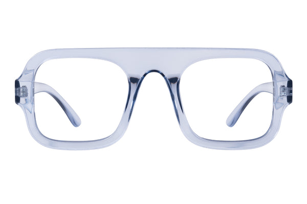 HOLGER transp blue Reading Glasses NYHET