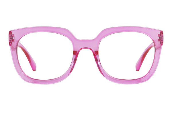 ELOISE transp. cerise Reading glasses NEW