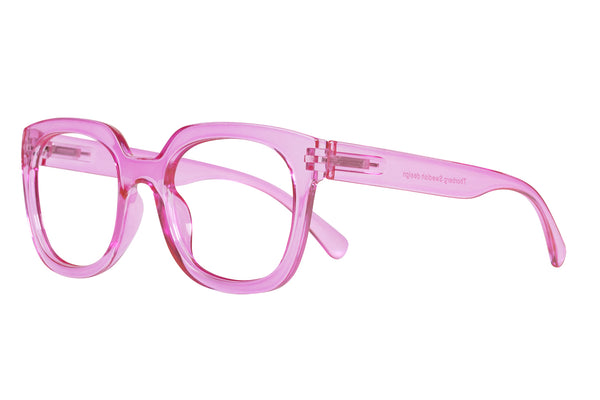 ELOISE transp. cerise Reading glasses NEW