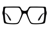 LEXIE solid black Reading Glasses NYHET AW-23