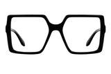LEXIE solid black Reading Glasses NYHET AW-23 (Gratis Easy Cover)