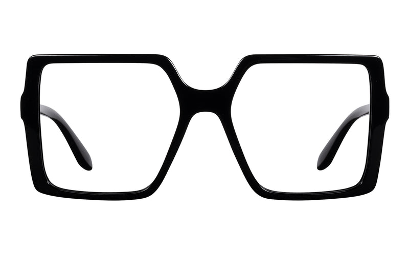 LEXIE solid black Reading Glasses NYHET AW-23