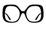 GINETTE solid black Reading glasses NYHET