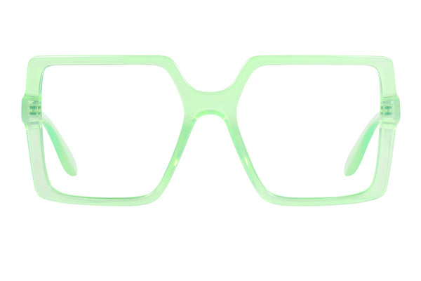HEDDA transp light green Reading Glasses NYHET AW-23