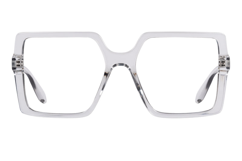 ORIA transp. light cool grey Reading glasses NYHET AW-23 (Gratis Easy Cover)