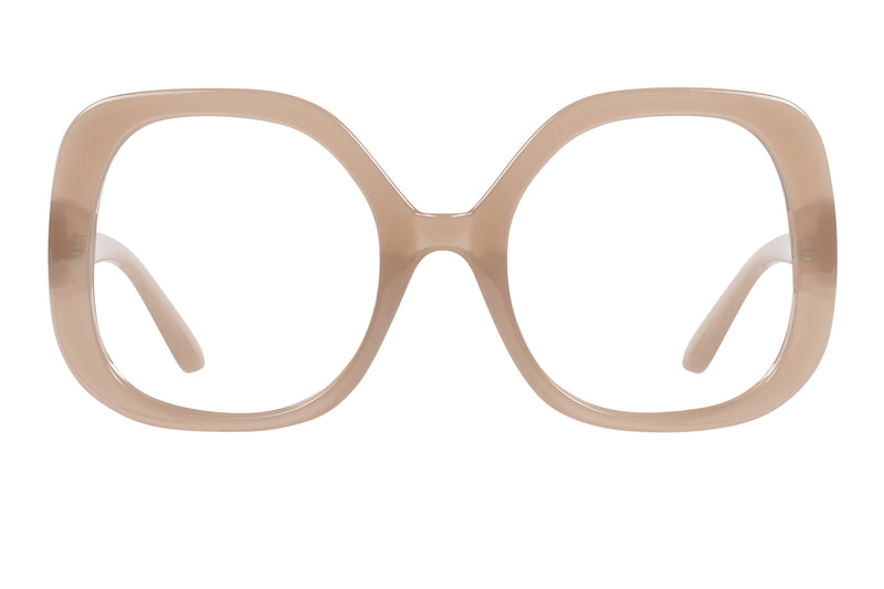 CARISSA milky L.brown Reading glasses AW-23 - BÄSTSÄLJARE (Gratis Easy Cover)