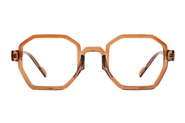 BERTRAM transp brown Reading Glasses NYHET AW-23