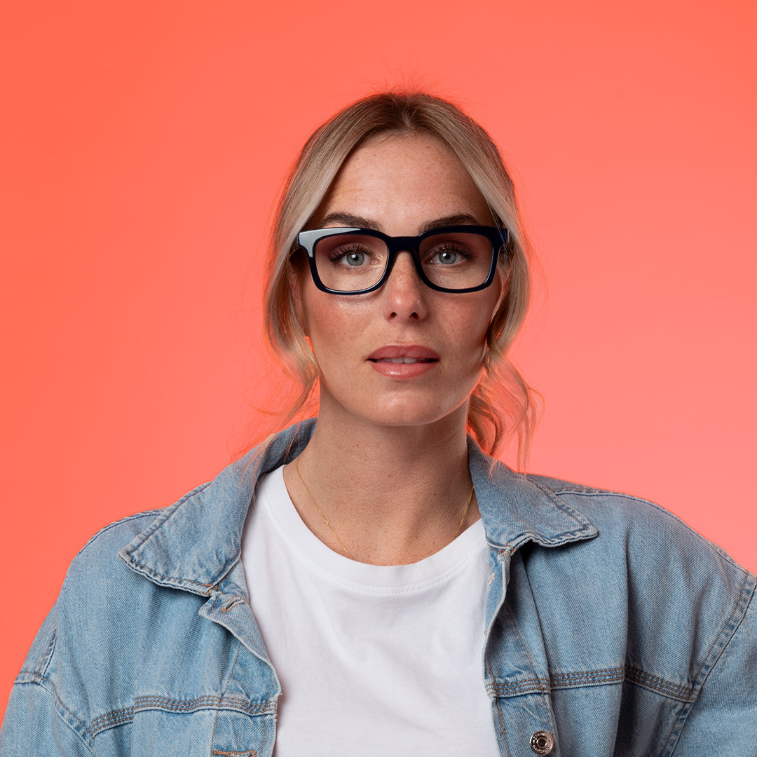 ANJA transp mole Reading Glasses. Favorite.
